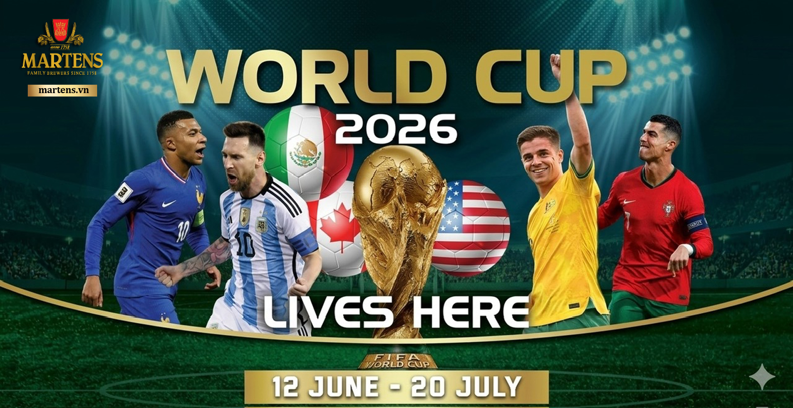 CHÀO ĐÓN WORLD CUP 2026